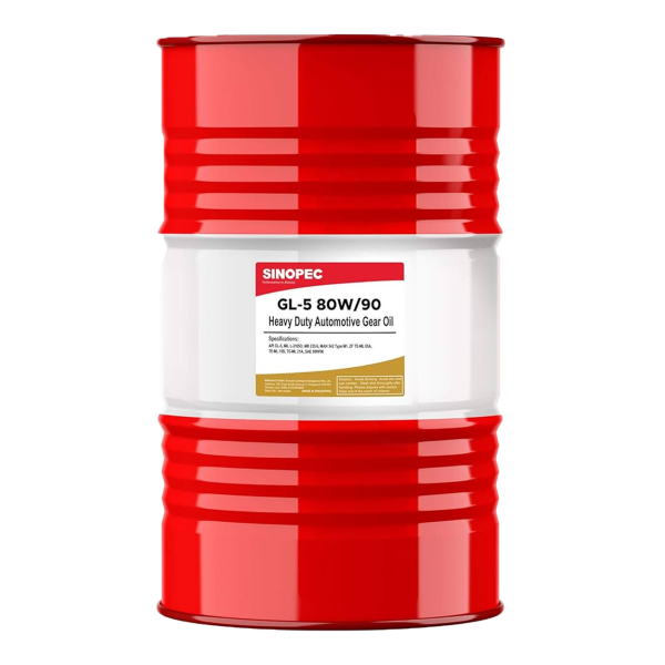 SINOPEC GL-5 80W/90 HEAVY DUTY AUTOMOTIVE GEAR OIL