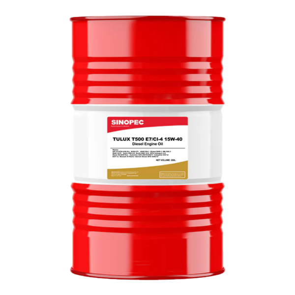 SINOPEC TULUX T500 E7/CI-4 15W-40 Diesel Engine Oil
